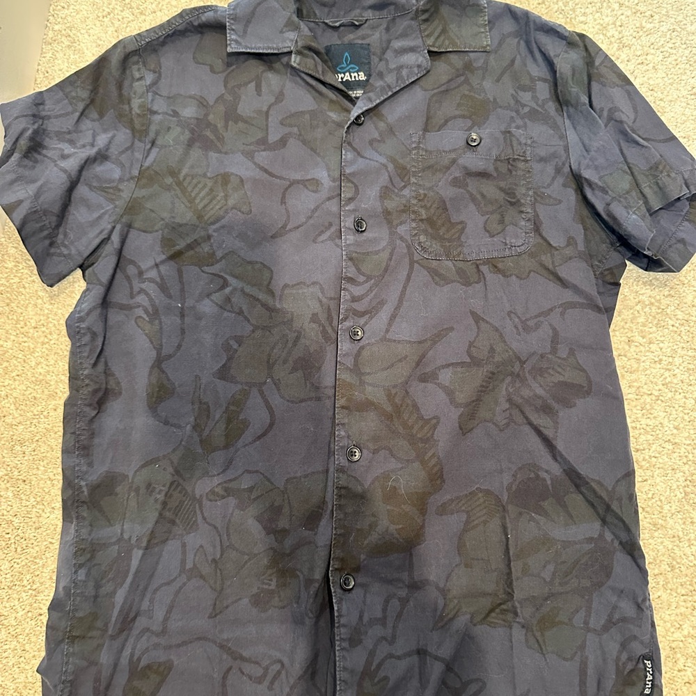 Prana Button Down Floral